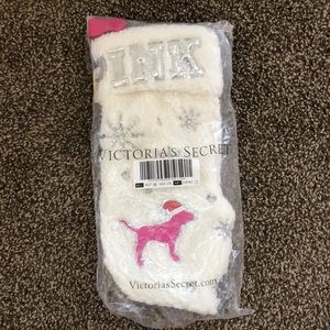 PINK Victoria’s Secret Shearling Stocking NWT